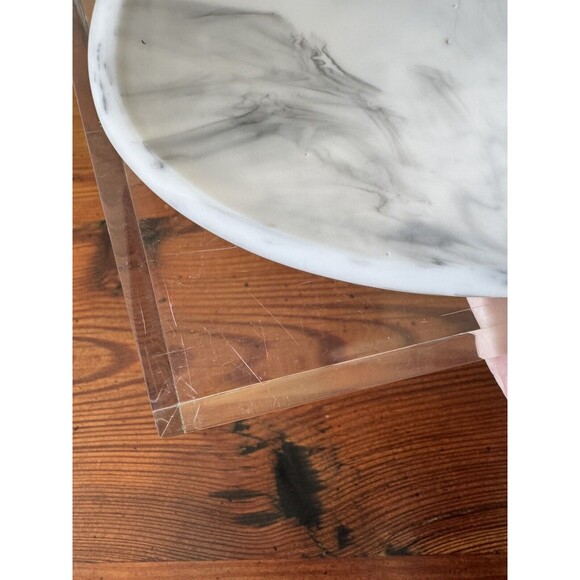 Kassatex Ducale Tray Acrylic And Resin Modern Soap Dish Jewelry Trinket Heavy - Picture 13 of 16